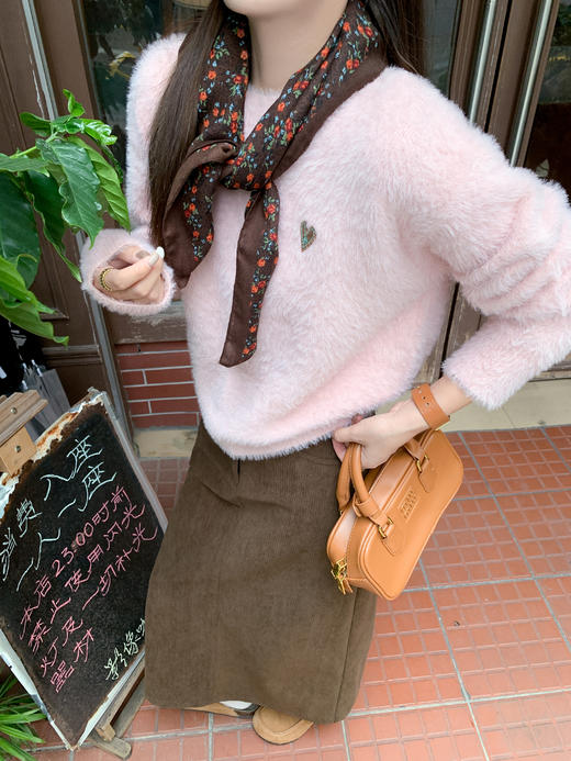 <曾小咸推荐>现货秒杀 ！微信超特价！韩系水貂绒毛衣 日常199.99 立减110 秒杀89.99！！ 商品图8