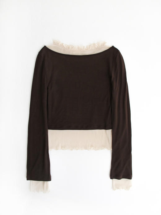 Kaiy Xiao 香雪球两件套围巾上衣 商品图8