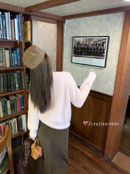 <曾小咸推荐>现货秒杀 ！微信超特价！韩系水貂绒毛衣 日常199.99 立减110 秒杀89.99！！ 商品图14