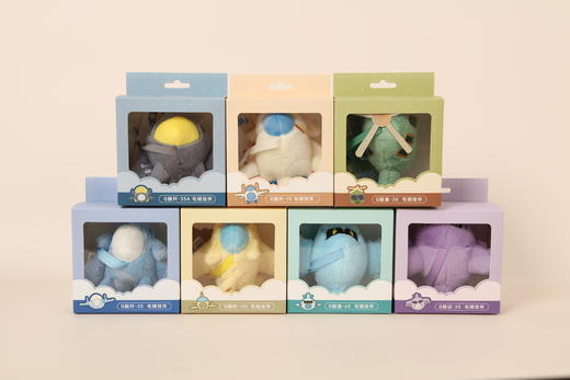 【Q版战机系列毛绒挂件】中航工业正版仿真战机毛绒玩偶挂件背包挂件MM 商品图1