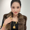 GAONAS  时尚贵气母子包金色项链11842XGO 商品缩略图1