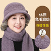 【优质兔毛混纺❗️立体裁剪舒适无感】中老年人奶奶姥姥老人棉帽围巾中年妈妈帽子女冬季加绒保暖毛线帽。jc 商品缩略图2