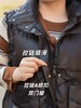 一周发货【90白鸭绒 羽绒马甲】无袖羽绒马夹马甲，💖贴心设计：腋下、下摆可以调节松紧，经典4格充绒，保暖防风，立领。拉链&暗扣双门襟。 商品缩略图6