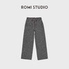 ROMI STUDIO“复古时髦”100%棉珠帆肌理大口袋牛仔裤RWCAX87438 商品缩略图1