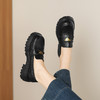 阿么手工女鞋一脚蹬厚底增高乐福鞋不累脚通勤时尚百搭单鞋4.5CM 商品缩略图1
