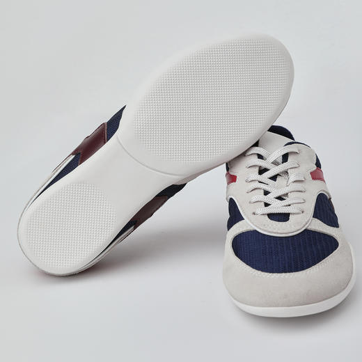 ROMI STUDIO牛反绒皮拼牛皮丝柔感拼色复古阿甘运动鞋 RWCLP37081 商品图9