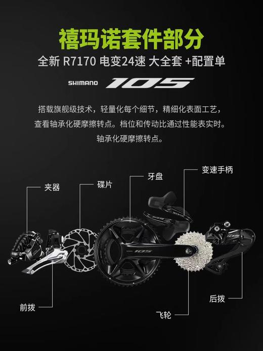 UPLAND（阿普兰）生肖虎系列105电变 公路自行车 商品图7