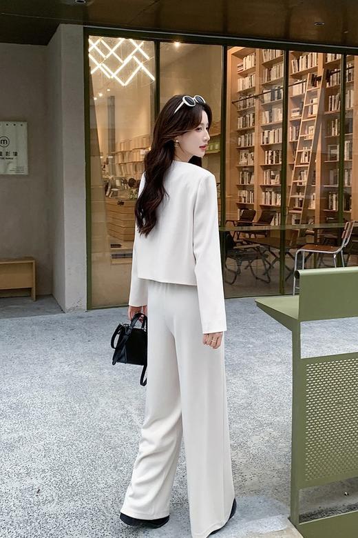 LNNNS 简约修身小香风气质通勤裤子套装 22098 商品图4