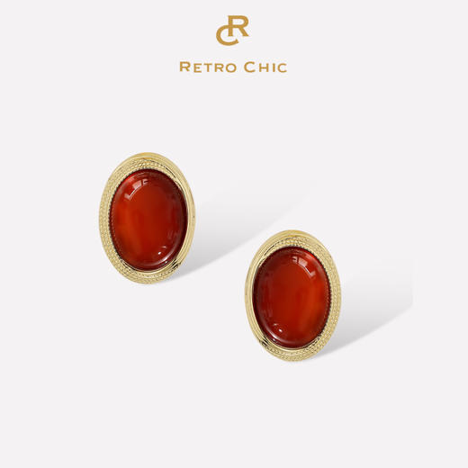 【李斯丹妮同款】Ancient Rome古罗马时期 | 巴比伦红石耳钉 商品图0