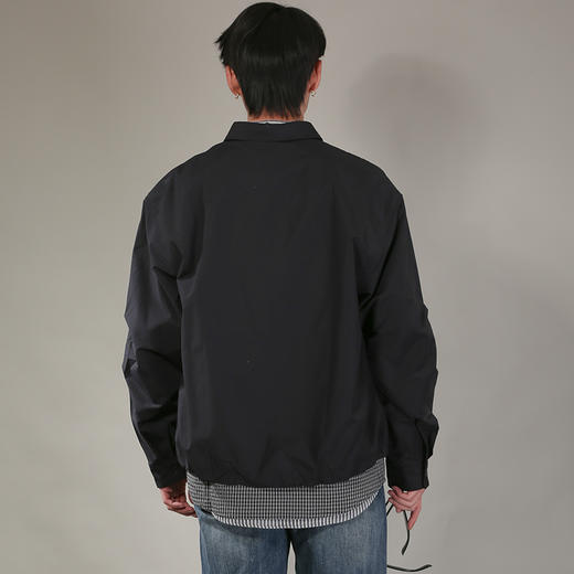 DRONKOO 2026 翻领左贴袋内里拼小格纹两件套中厚衬衣外套 商品图4