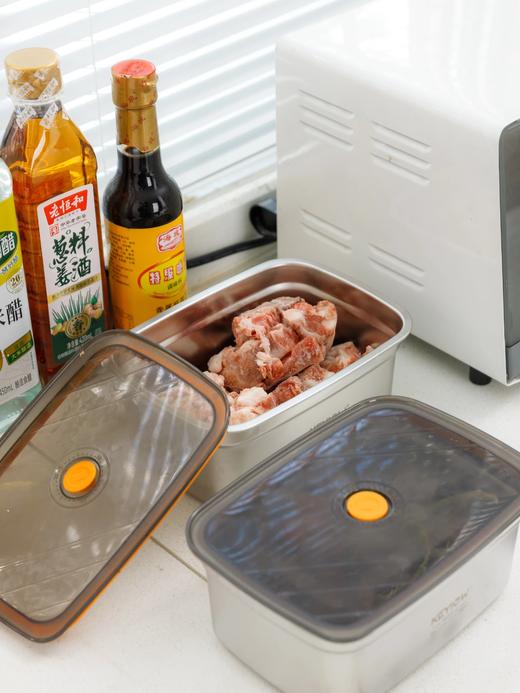 4件套~S姆同款！【出口欧盟🇪🇺KEYIOW微真空316不锈钢保鲜盒】带阀门，更保鲜！食品级SUS316不锈钢材质，TTR五研认证WD 商品图13