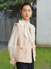 高级感小香风马甲 春夏季新款浅杏色流苏边宽松外搭背心 商品缩略图0