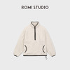ROMI STUDIO“日式复古”云感半拉链摇粒绒宽松卫衣外套RWCAS87435 商品缩略图0
