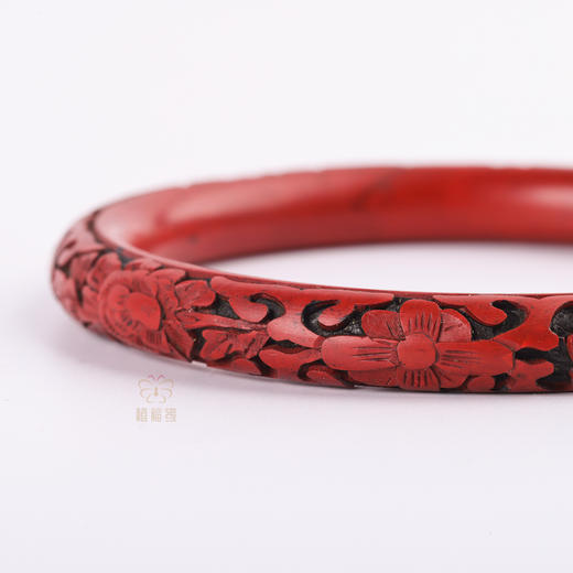 【鸿运绵长】漆雕手镯圆条ZX260111302 商品图3