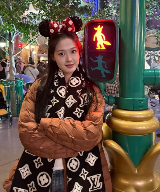 YP74-路易威登LV顶级图案山羊绒混纺毛字母花卉3D提花长巾披肩（DSX） 商品图3