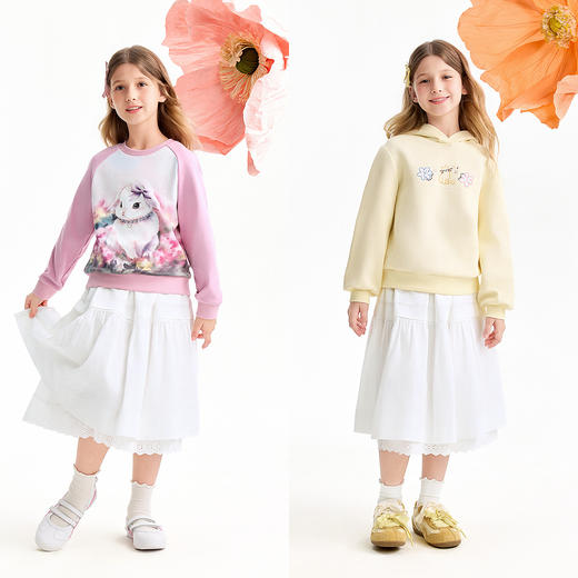 【实体店同款】女童全腰半裙春季新款安奈儿童装AG613062 商品图3
