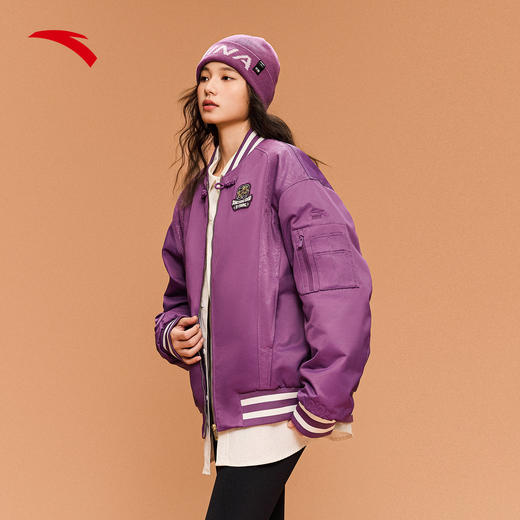 安踏好事发生丨鸿运夹克男新年款棒球服新中式休闲外套152618606 商品图1