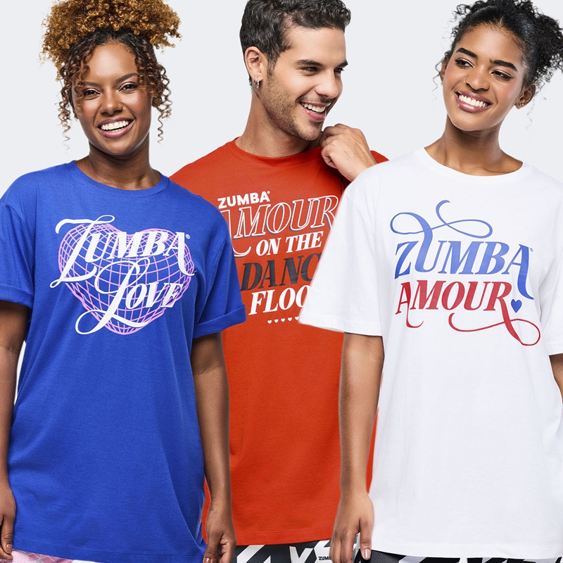 【尊巴】1.26号新款男女短袖T恤Z3A000307（均码，胸围110厘米，衣长75厘米）