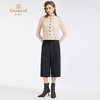 乔万尼新品挺括气质老钱风利落感百搭七分裤ED4F711 商品缩略图3