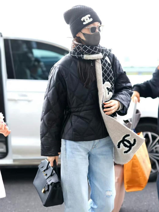 YP78-香奈儿针织双面围巾（DSX） 商品图3