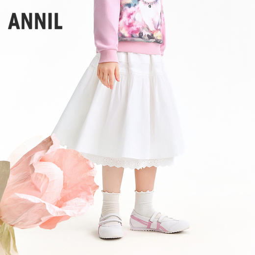 【实体店同款】女童全腰半裙春季新款安奈儿童装AG613062 商品图2