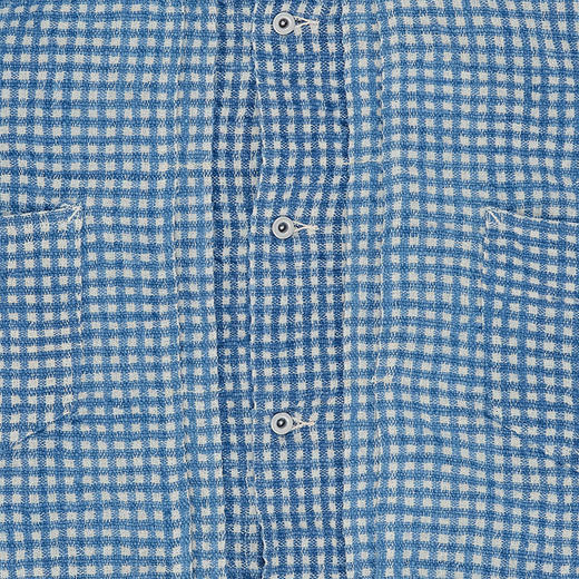 Story mfg SUNDAE JACKET 男女中性款天然染色格子短款夹克外套 商品图3