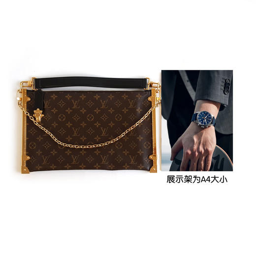 【95新】LV路易威登M12075老花Lucky Trunk手提单肩包链条包女士 170126TJ19 商品图10
