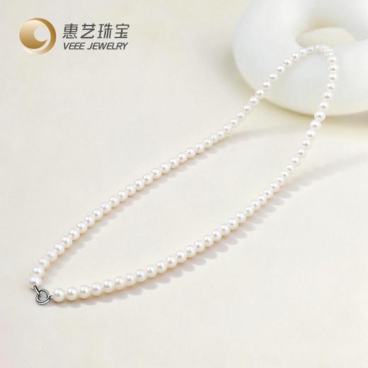 小米珠4~4.5mm淡水珍珠项链 商品图1