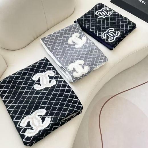 YP78-香奈儿针织双面围巾（DSX） 商品图11