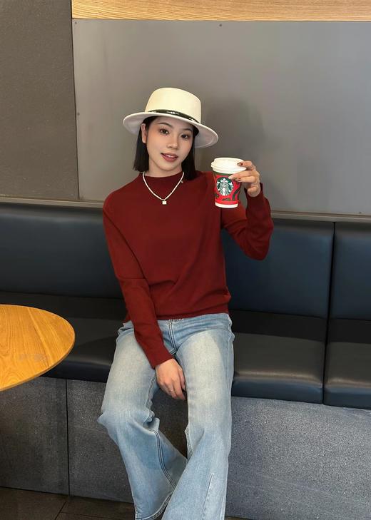 HD5MZ31403#包芯纱基础款百搭打底衫 商品图7