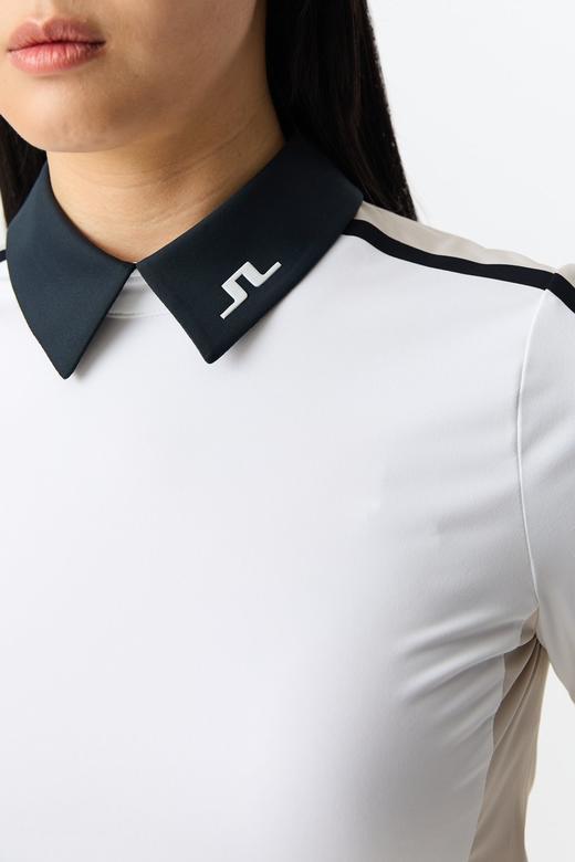 JL家新款女士撞色短袖来啦！本季新款❗️非常有他家风格的款式，当季主推的日常基础款，上身非常高级大气，不同于前两年全部追求廓形宽松的版型，最近几季的版型都更显瘦舒适，到底有多好穿，你们自己来体会 ！ 商品图6