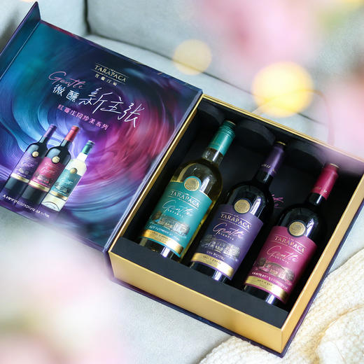 【新品】红蔓庄园珍柔系列微醺限定礼盒套装 送礼 智利进口半甜葡萄酒 商品图2