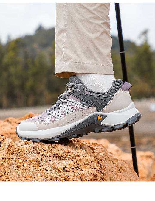 悍途秋冬新款网面透气户外登山鞋防滑耐磨城市户外徒步鞋 商品图11