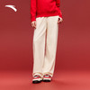 安踏好事发生新年鸿运加绒运动长裤女马年宽松直筒卫裤162618303S 商品缩略图0