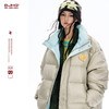 BJHG不计后果贴贴90绒羽绒服男款冬季新款撞色光泽加厚保暖外套女 商品缩略图0