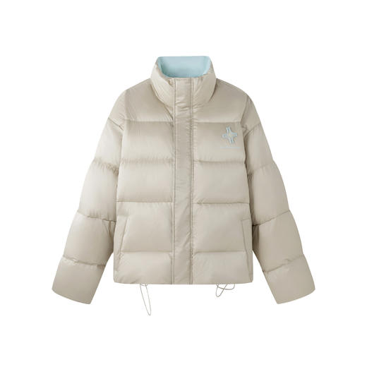 BJHG不计后果贴贴90绒羽绒服男款冬季新款撞色光泽加厚保暖外套女 商品图3