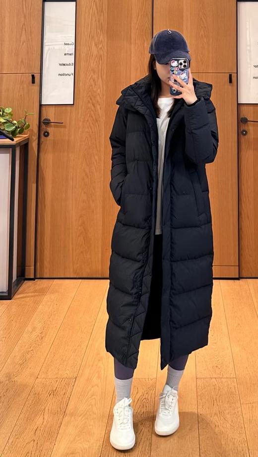 工厂特价lu长款9格白鹅绒羽绒服 商品图12