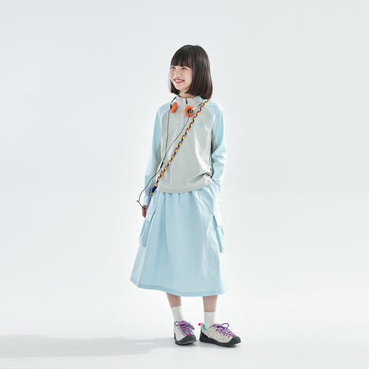 cicochild26年春季新款亲子中大女童速干工装半裙四面舒弹A字裙 商品图4