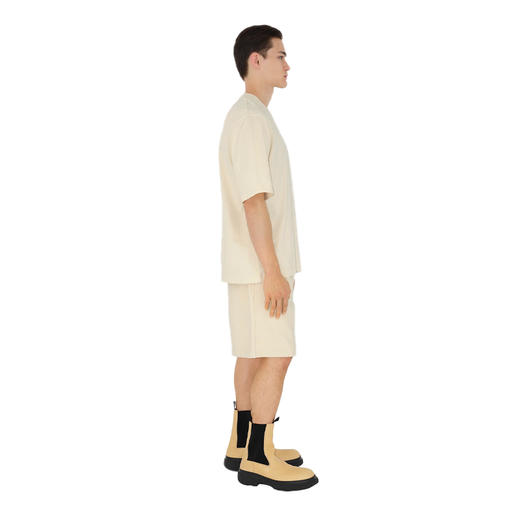 BURBERRY 巴宝莉 男士马术骑士徽标贴花棉质圆领短袖T恤 皂白色 8080813 B7348 商品图4