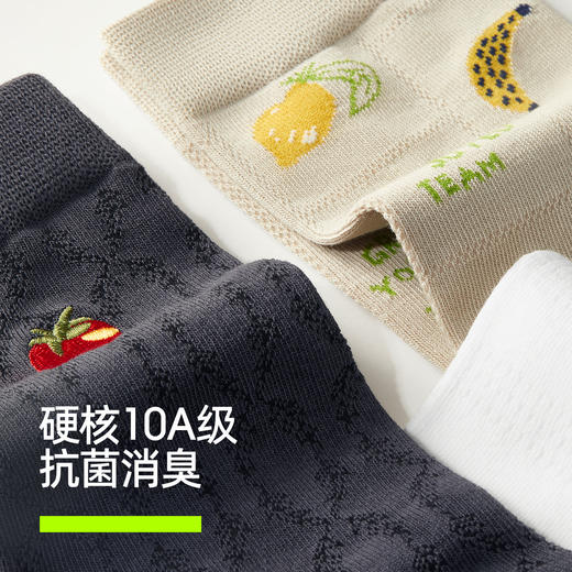 【新品上新】【小果蔬系列】有棵树网眼抗菌消臭抗起球男士中筒袜棉袜-O3082 商品图2