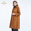 乔万尼冬新品100%羊毛鎏金A摆大气质感羊毛大衣ED4A769 商品缩略图1