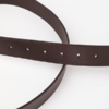ROMI STUDIO树膏皮光滑纹理英伦风棕色腰带RWCLP37120 商品缩略图3