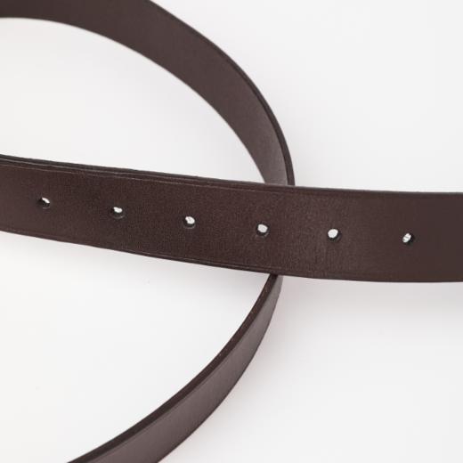 ROMI STUDIO树膏皮光滑纹理英伦风棕色腰带RWCLP37120 商品图3