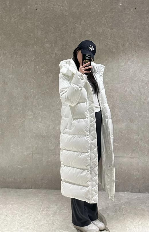 工厂特价lu长款9格白鹅绒羽绒服 商品图2