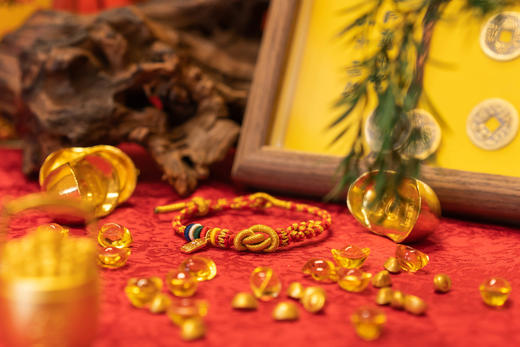 ² 【灵顺寺财神庙】招财财绳 饰品为合金 HM02-CRMM-XJJ 商品图8