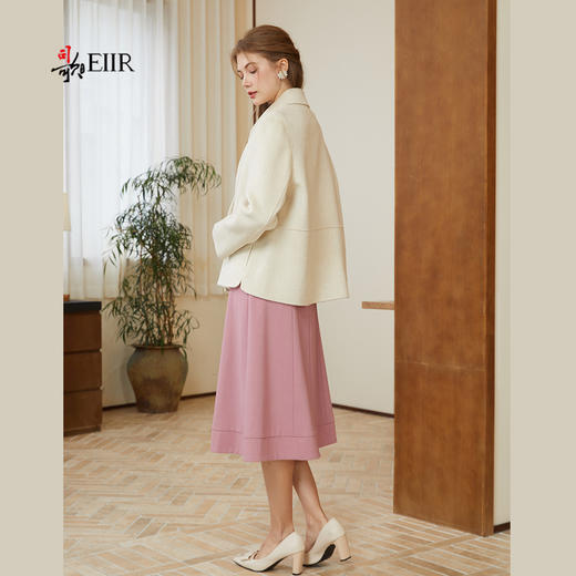 司歌绵羊毛羊绒短外套双面呢Q92G160 商品图3