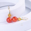 【金缕映霞】玛瑙足金耳坠   CB12510063 商品缩略图6