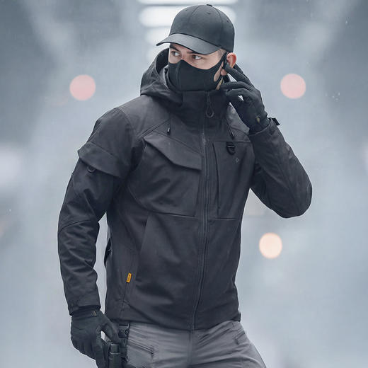 二代天仓机能连帽夹克上衣男士新款户外防风百搭休闲男外套 商品图3