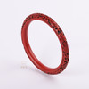 【鸿运绵长】漆雕手镯圆条ZX260111302 商品缩略图1