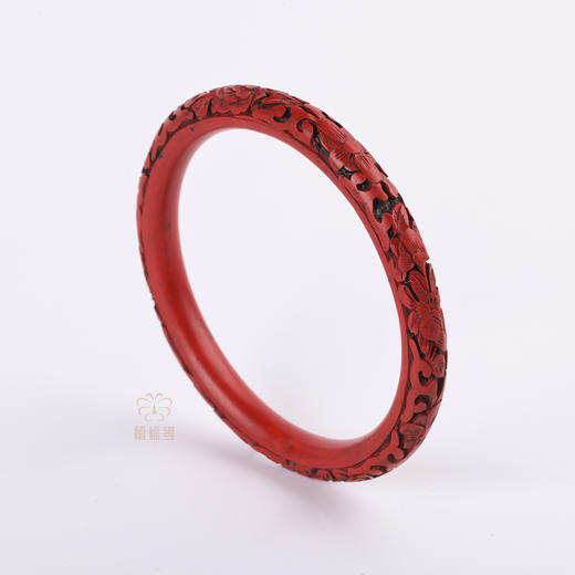 【鸿运绵长】漆雕手镯圆条ZX260111302 商品图1